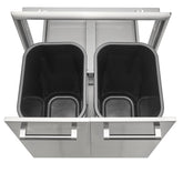 Coyote 26" Pull-Out Trash and Recycle - C3-TC